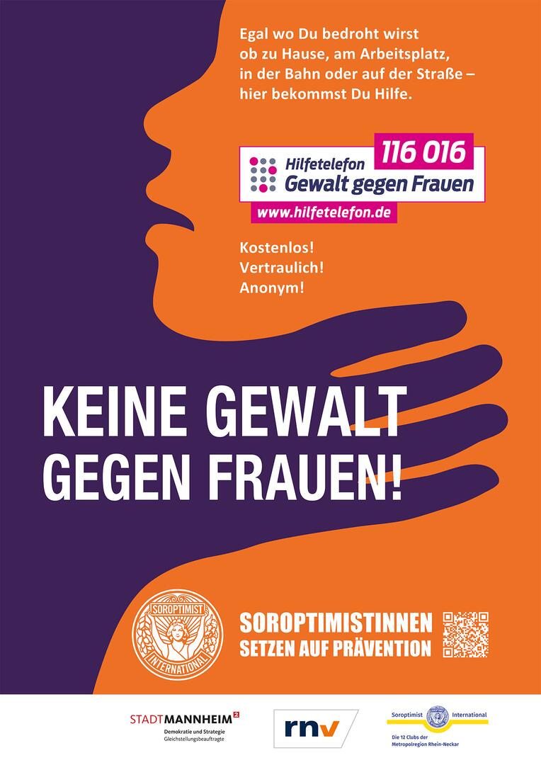 Plakat-Kampagne Gegen Gewalt An Frauen | Mannheim.de